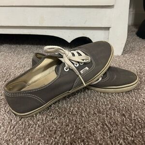 Vans Gray Canvas Sneakers